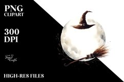 Simplistic Haloween Broomstick PNG Product Image 3