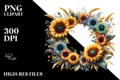 Colorfull Horizontal Sunflower Product Image 2