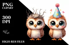 Cute Baby Owl PNG Product Image 2