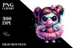 Haunted Doll in Tutu PNG Product Image 2