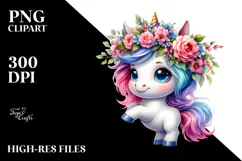 Dancing Baby Unicorn PNG Product Image 2