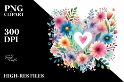 Body Heart Flower PNG Product Image 2