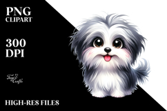 Happy Baby Havanese PNG Product Image 2