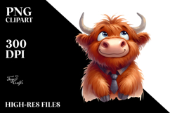Funny Expressive Cow PNG Product Image 2