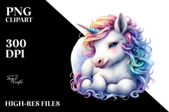 Baby Unicorn, Transparent PNG Product Image 2