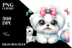 Baby Maltese, Transparent PNG Product Image 2