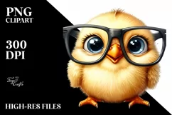 Baby Chick Portrait,Goofy es | Clipart Product Image 3