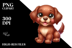 Watercolor Baby Chesapeake Bay Retriever, PNG Product Image 2