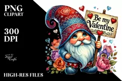 Cute Gnome with Detailed Hat PNG Product Image 2