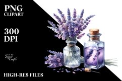 Colorful Lavender Bottle | Clipart Product Image 3