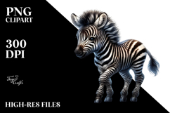 Baby Zebra, High-Quality PNG Product Image 2
