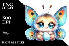 Energetic Baby Butterfly, Transparent PNG Product Image 2