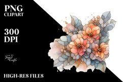 Abstract Begonia PNG Product Image 2