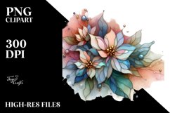 Wooden Small Stained Begonia PNG Product Image 2