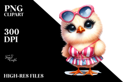 Funny Chick,Beachwear | Clipart Product Image 2