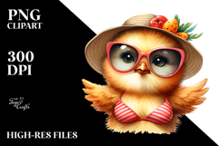 Funny Chick,Beachwear | Clipart Product Image 2