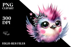 Cute Baby Hummingbird PNG Product Image 2