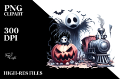 Simple Funny Halloween Nightmare PNG Product Image 2