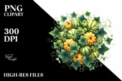 Vintage Bus Ivy Gourd | Sublimation Clipart Product Image 3