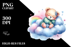 Baby Bear Sleeping | Clipart Product Image 2