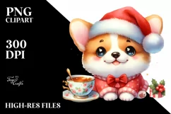 Expressive Baby Pembroke Welsh Corgi PNG Product Image 1