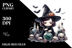 Simple Baby Dark Potion Halloween PNG Product Image 2