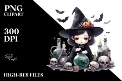 Simple Baby Dark Potion Halloween PNG Product Image 2