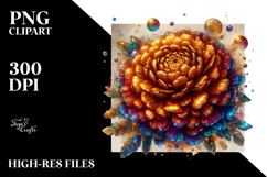 Material Marigold Sublimation Clipart Product Image 2