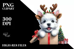 Expressive Baby West Highland White Terrier PNG Product Image 3