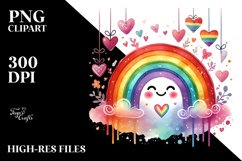 Colorful Smiling Tree PNG Product Image 2