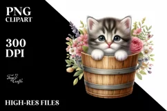 Cute Baby Cat PNG Product Image 3