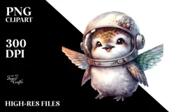 Cute Baby Hummingbird PNG Product Image 2