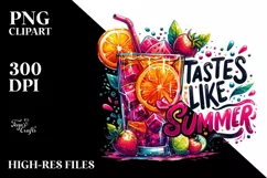 Colorful Cold Drink, High-Res PNG Product Image 1