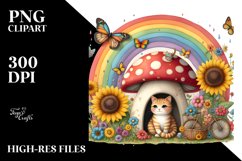 Colorful CAT House Clipart Product Image 3