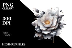 Abstract Glossy Camellia Product Image 3