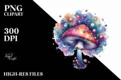 Colorful Watercolor Splash | Sublimation | Clipart Product Image 1