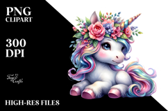 Revolted Baby Unicorn, Transparent PNG Product Image 2