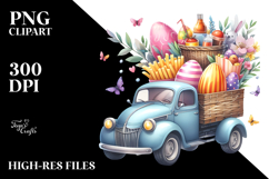 Funny Easter Car, PNG Product Image 2