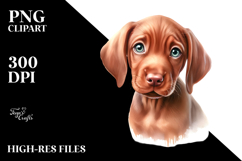 Happy Baby Vizsla in Watercolor Product Image 2