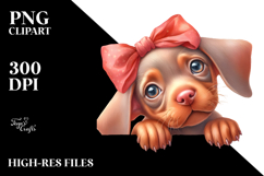 Happy Baby Vizsla in Watercolor Product Image 2