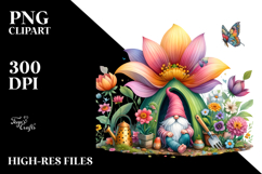 Illustration Gnome House Rainbow | Clipart Product Image 2