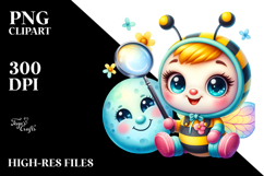 Baby Bee Magnifying PNG Product Image 2