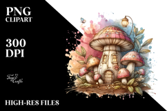 Pastel Mushroom PNG Product Image 2