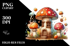 Pastel Mushroom PNG Product Image 2