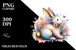 Abstract Shiny Bunny Made of Wood JPEG Product Image 2