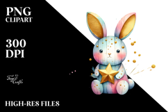 Abstract Shiny Bunny Made of Wood JPEG Product Image 2