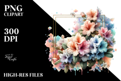 Colorful Rhododendron Diamond PNG Product Image 2