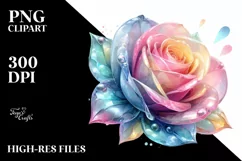 Detailed Shiny Rose Transparent PNG Product Image 1