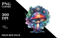 Magical Celestial Mushroom PNG Product Image 2