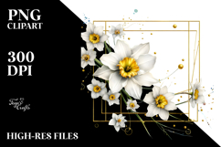 Glossy Narcissus, High-Res PNG Product Image 2